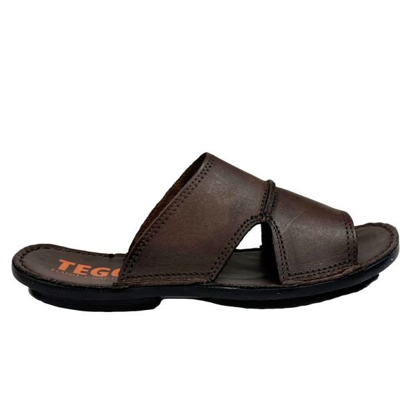 Tego Leather Sandals - Casual Genuine Leather Slip-On