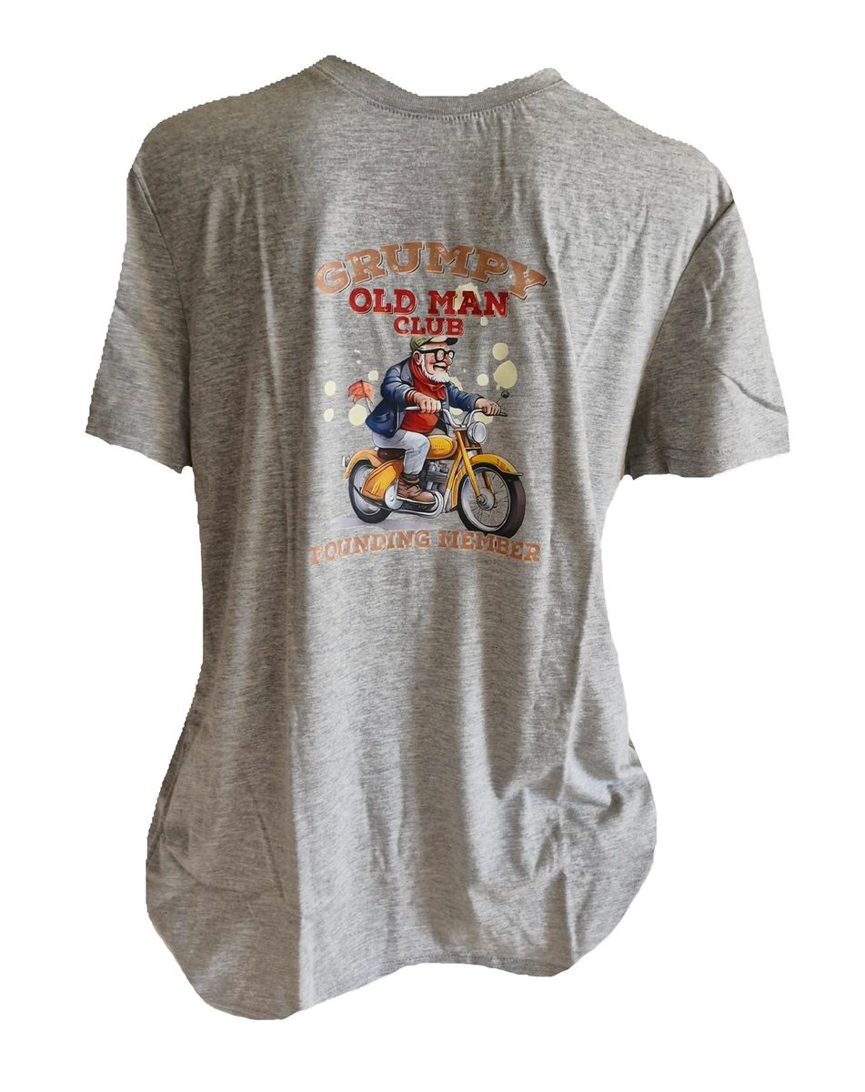 Getting Shirty Grumpy Old Man Club T-shirt pour anniversaire/départ à