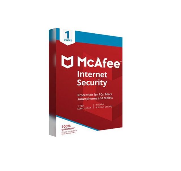 Mcafee 1-Year Internet Security OEM x 1
