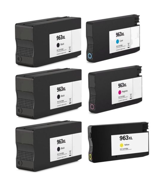 Compatible HP 963XL Multipack + 2 x Extra Black Cartridges