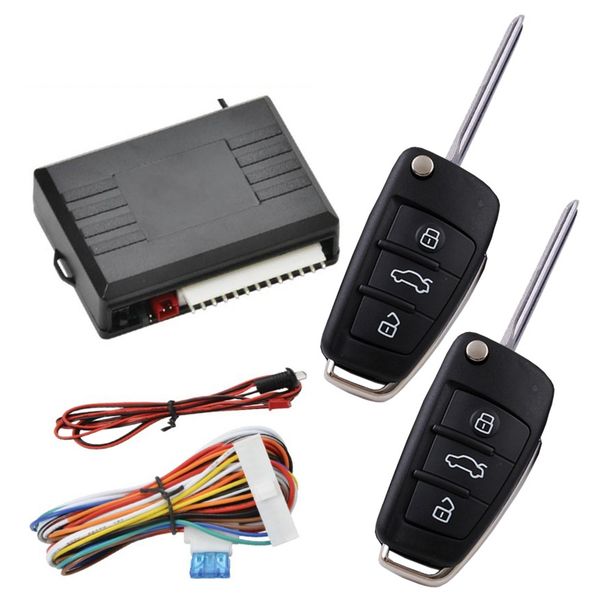 Car Alarm Car Keyless Entry Central Door Lock Kit Compatible with Universal