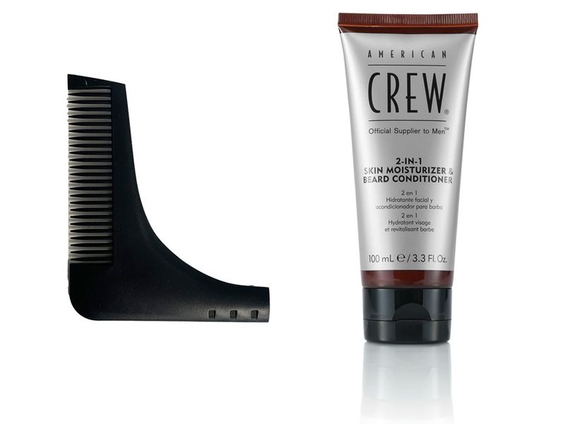 American Crew 2 in 1 Beard Conditioner 100ml &amp; Beard shaping+stying Comb