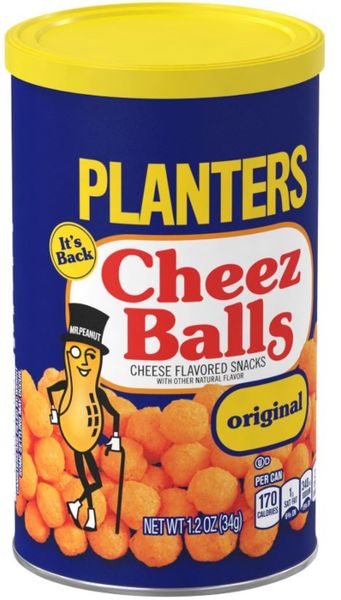 Planters Cheese Balls 34g