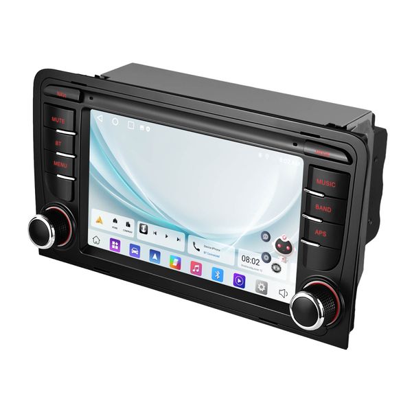7" 2-Din CarPlay(iOS)/Android Auto Infotainment System for Audi A3/S3/RS3