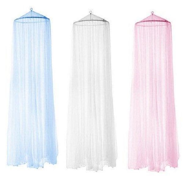3 x Mosquito nets Blue, white and Pink - Mozzie Net