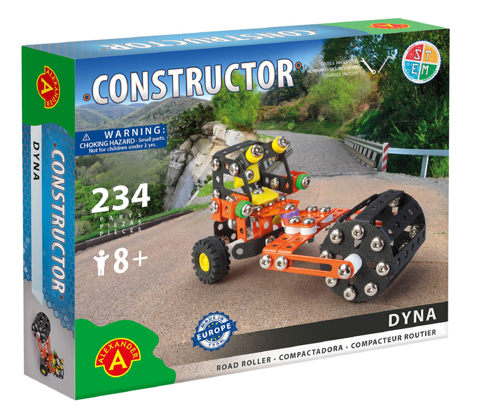Alexander Constructor Toy Dyna Road Roller