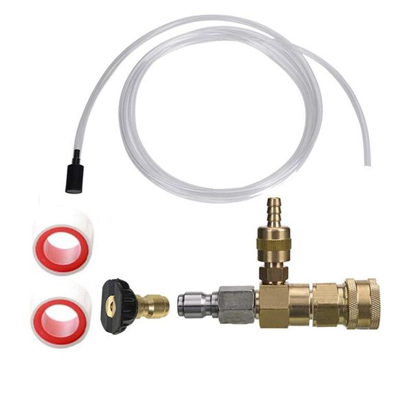 Adjustable Chemical Injector Kit Soap Chemical Injector 3/8 Inch