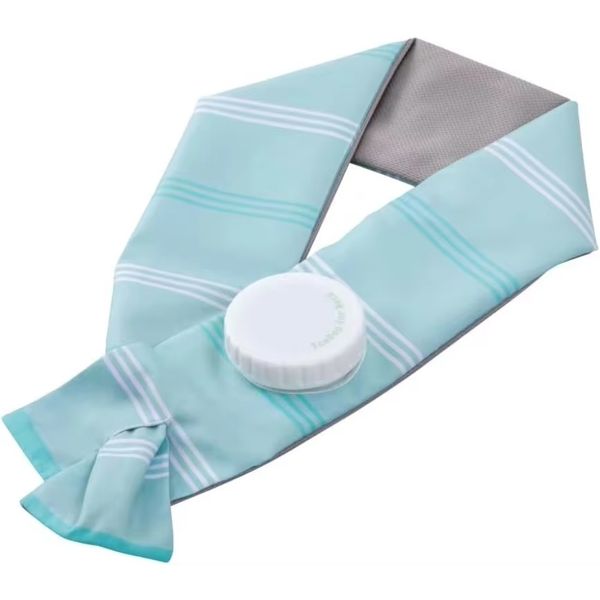 Summer Ice Neck Protector for Cooling Down and Relieving Heat - Grass Green