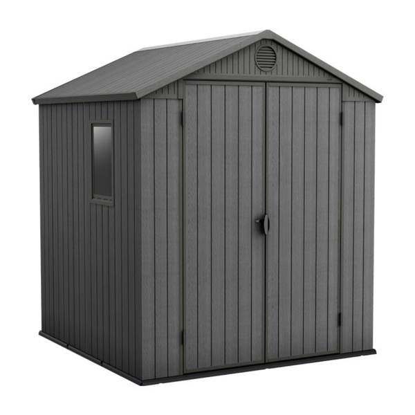 Keter Darwin 6x6ft Shed - Grey