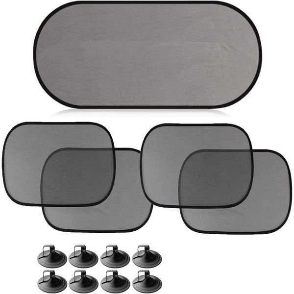 Car Sunshade Screen Curtain Suction Cup Side Window Shading