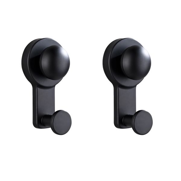 2 Set Shower Suction Cup Hooks Bathroom Wall Hooks for Bath Towels Robes