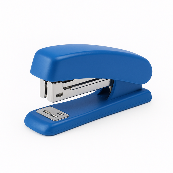 Plastic stapler-9.6x4.2cm-Made Of Iron+ABS-Stapling Capcity-12 Pgs-12 x pcs