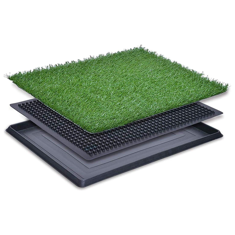 Indoor Pet Dog Toilet Grass Mat Puppy Potty Training Pad Image