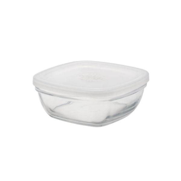 Duralex - Freshbox Square 150ml - Transparent Lid - Set of 1