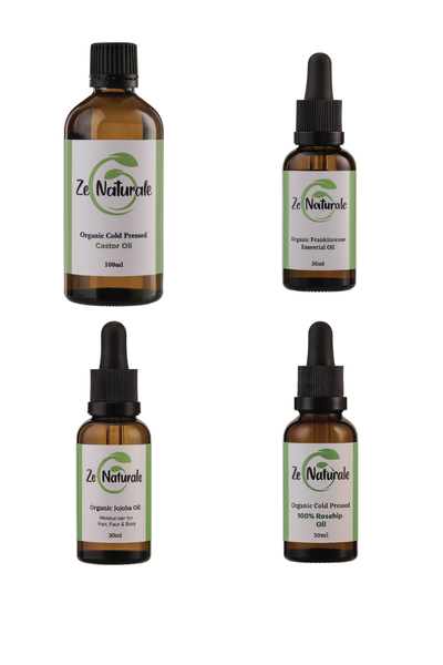 Ze Naturale DIY Face Serum Kit (4-Piece Set)