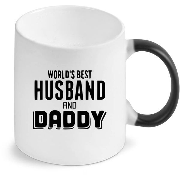 Husband and Daddy Birthday Christmas Father's Day Gift Magic Coffee Mug