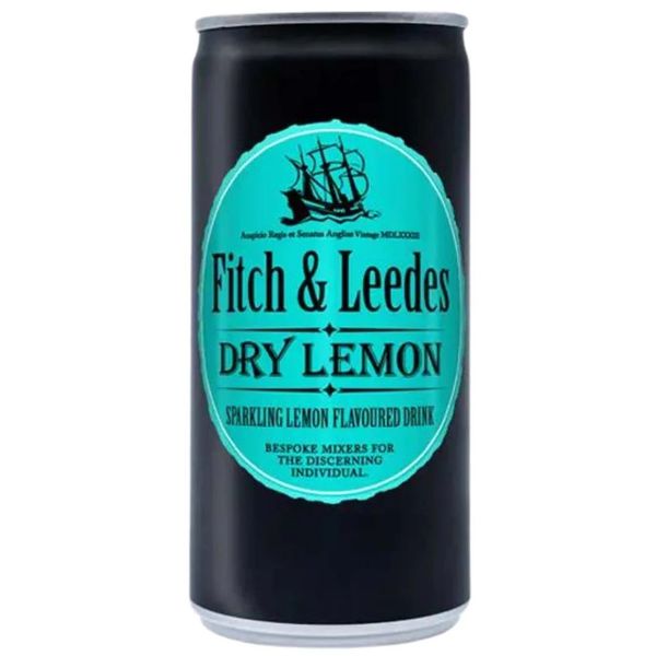 Fitch &amp; Leedes Dry Lemon Can 24 x 200ml