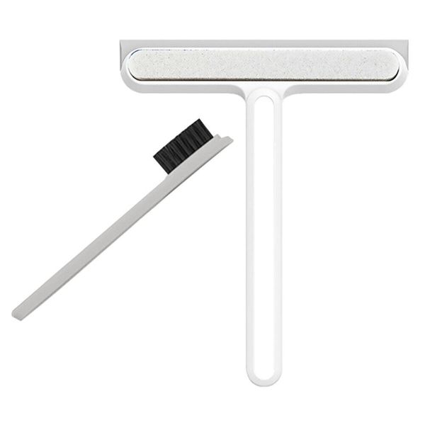 Silicone Multi-functional Household Squeegee Window Glass Wiper with Brush