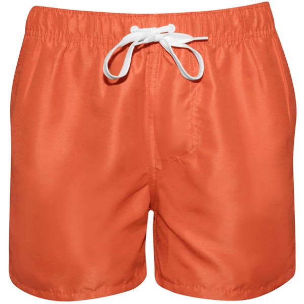 Men's Drawstring Waist Swimming Shorts by Soul Lifestyle - Burnt Orange