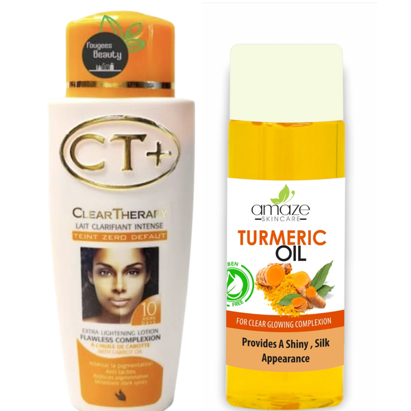 Ct+ Clear Therapy Flawless Complexion Lotion &amp; Amaze SkinCare Turmeric Oil
