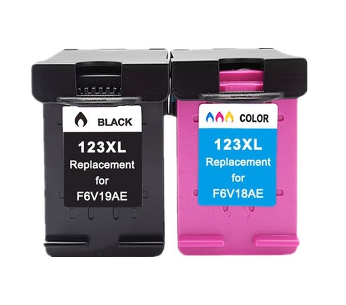 HP 123XL Black &amp; Tri Colour Ink Cartridge Combo - Compatible