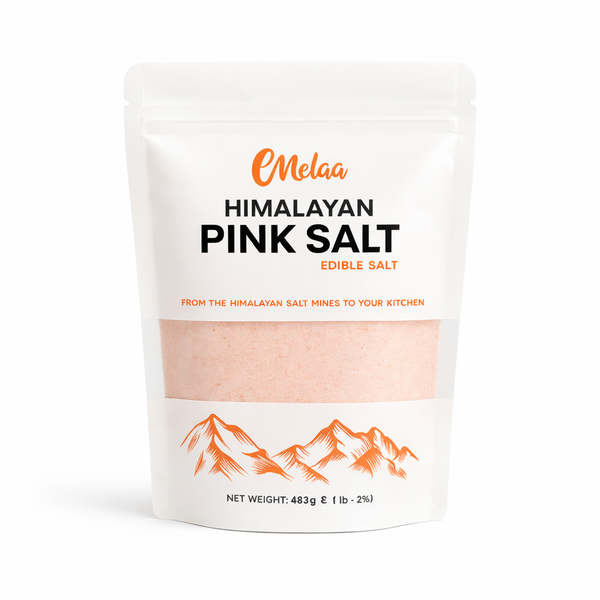 eMelaa Himalayan Pink Salt Edible Fine Crystals - Mineral Salt - 500g