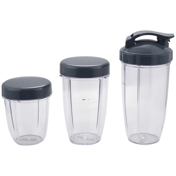 3Pcs Cups 32 Oz Colossal +24 Oz Tall +18Oz Small Cup+3 Lids