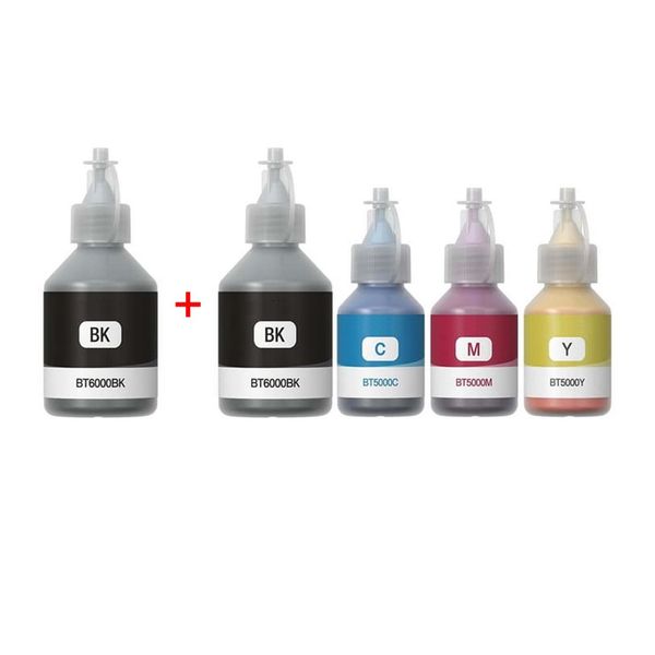 Brother BT6000 / 5000 Combo Ink Bottle Set + 1 x BT5000 Black - Compatible