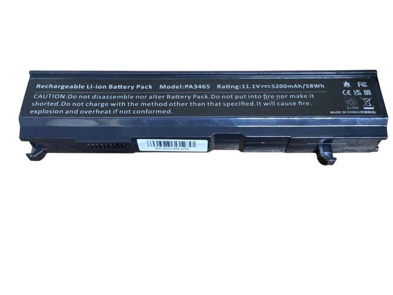 Toshiba Equium A100-549, A110-233, PA3465U Replacement Battery 11.1v