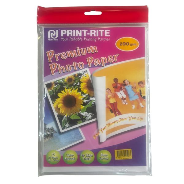 A4 Photo Paper Glossy - 200gsm (20 Sheets)