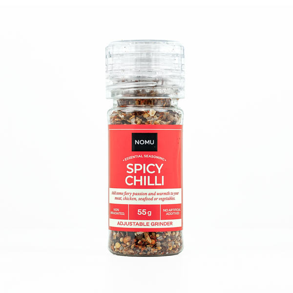 NOMU Spicy Chilli Seasoning Grinder 55g