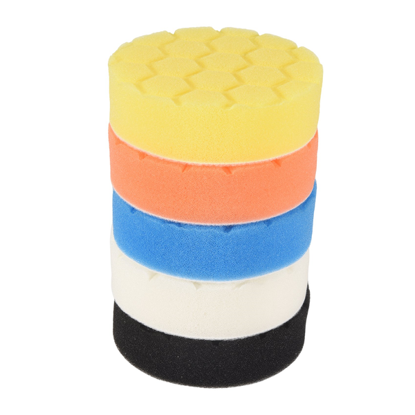 5Pcs 3 Inch Polishing Pads Buffing Sponge Pads Kit For Car Buffer