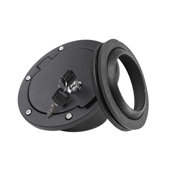 Lockable Fuel Cap Cover Compatible with Jeep JK Wrangler