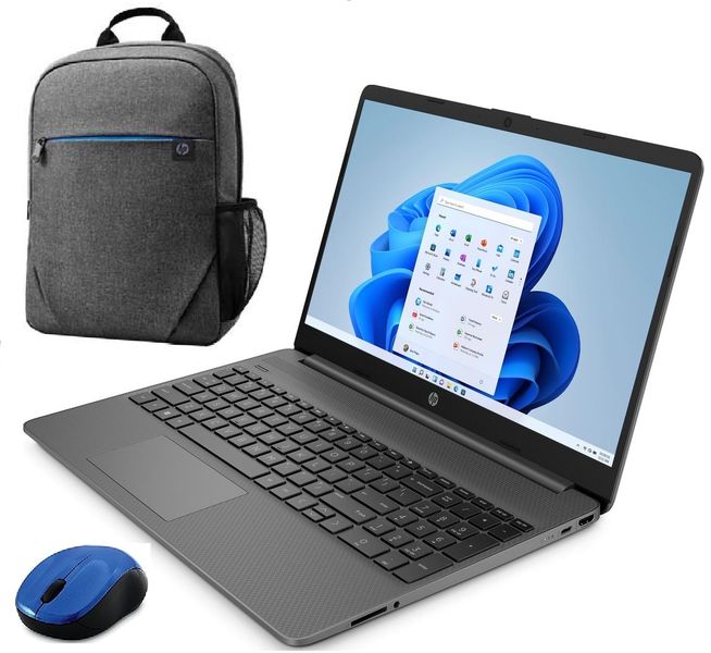 HP Laptop + HP Prelude Backpack + SBR Mouse