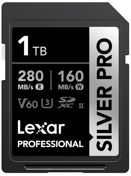 Lexar SD Silver Pro UHS II C10, U3 280/160 V60 4K
