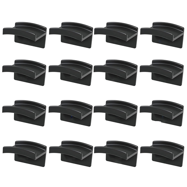 16 Pack Adhesive Hat Hooks For Hanging Caps Headphones Organiser For Wall