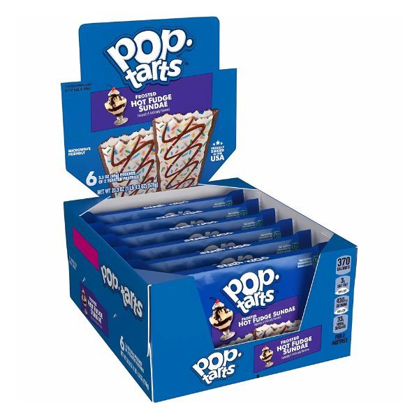 Pop Tarts Frosted Hot Fudge Sundae 2 pieces 96g x 6