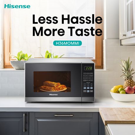 hisense 36 litre microwave oven mirror silver