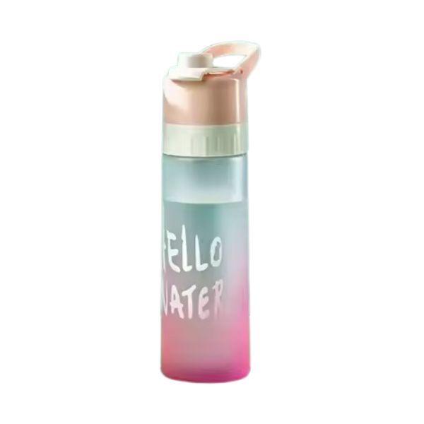 Sports Water Bottle - Portable Drinking Bottle - Pink - 680ml