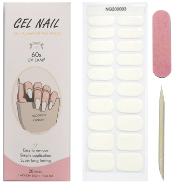UV/LED Semi Cured Gel Nail Wraps 3