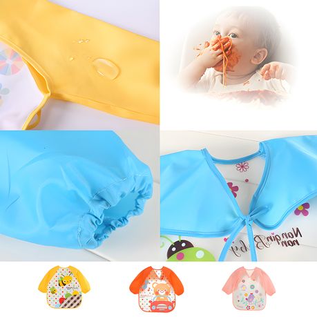 Bibs for toddlers with fashion sleeves