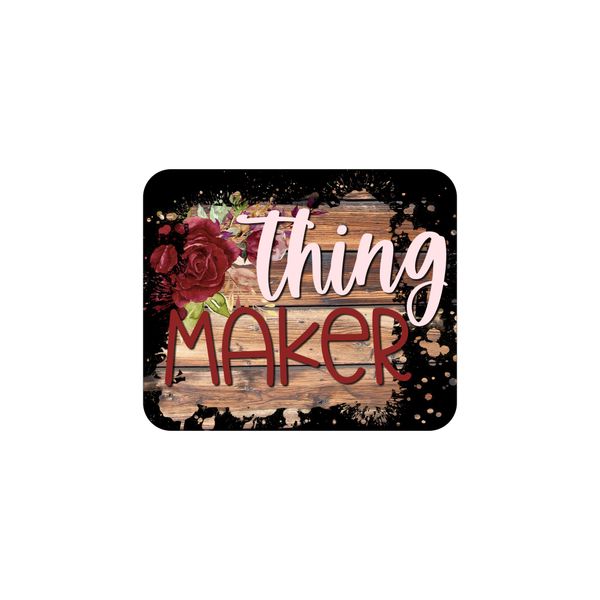 Mouse Pad - Thing Maker Black
