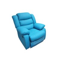 Young Buck Electric Recliner Chair Sofa - Sky Blue