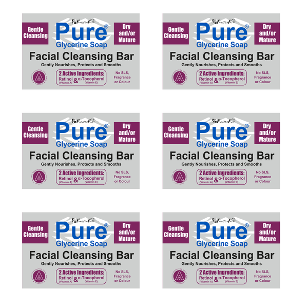 Pure Facial Cleansing Soap Bar - Dry and/or Mature Skin 100g