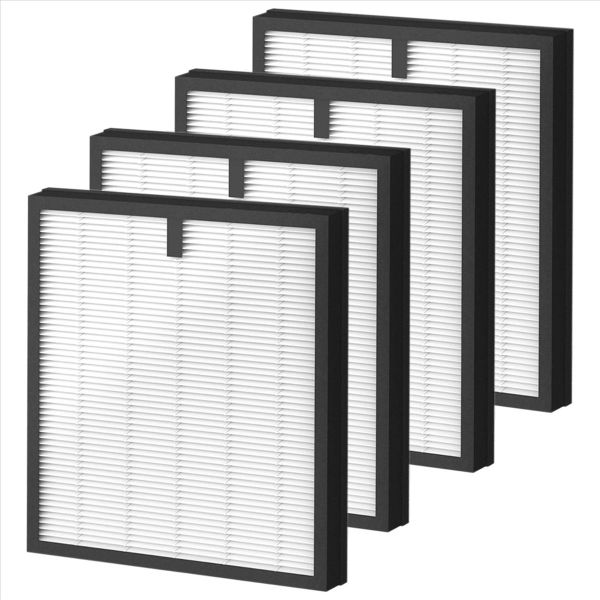 4 Pack HY4866 True HEPA Replacement Filter For