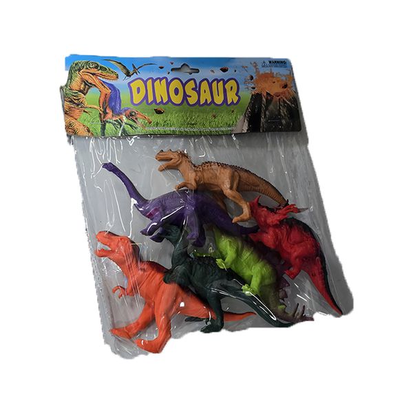 Quality Imaginative Play Mixed Dinosaurs Kids Toy Figures Pack - 6 Pieces