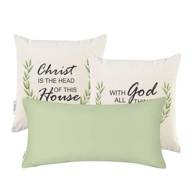 Pandok - Scatter Cushion Cover Set (3 Pack) - With God...