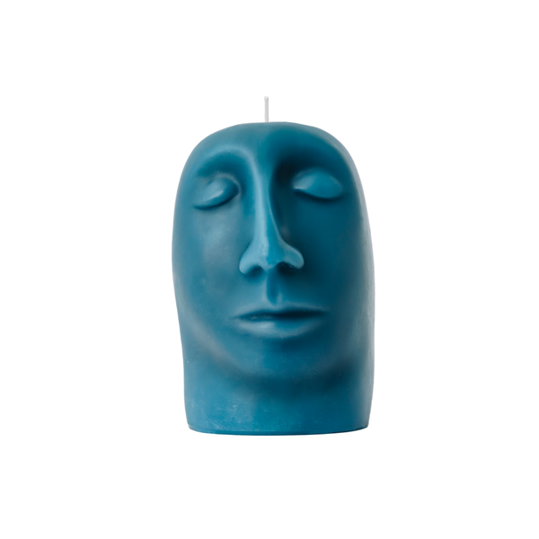 Carrol Boyes Sculptural Candle- Gleam- Blue