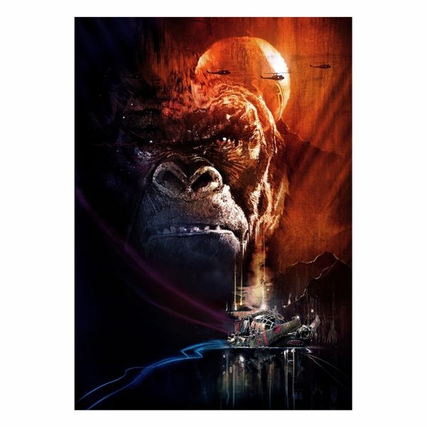 Dark Kong Skull Island - A1 poster