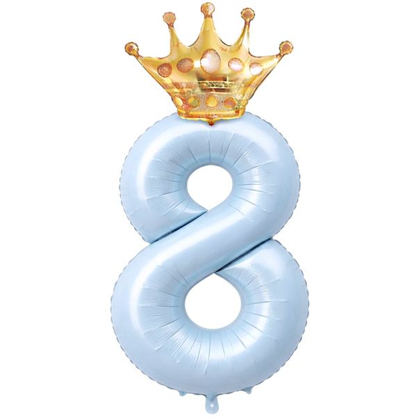 Light Blue Number 8 image